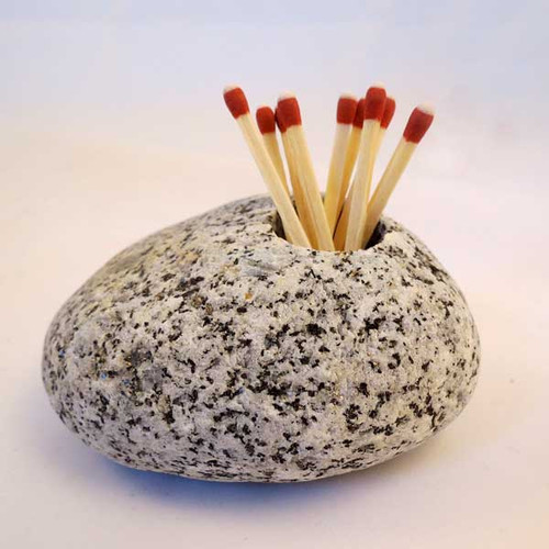 Stone Match Holder and Striker